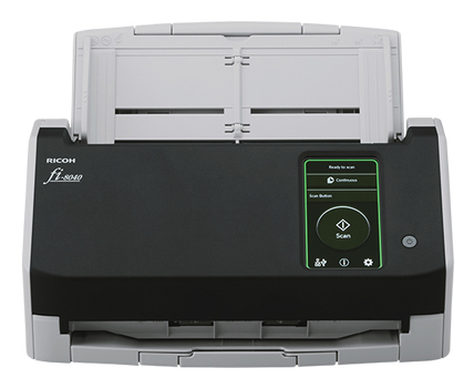 Ricoh ImageScanner fi-8040 ADF-/Manueller Einzugsscanner - 600 dpi Optische Auflösung - 24-bit Farbtiefe - 8-bit Graustufe