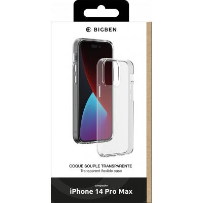 BIG BEN SILITRANSIP14PM. Case type: Cover, Brand compatibility: Apple, Compatibility: iPhone 14 Pro Max, Maximum screen si