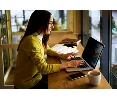 3M Anti-glare Privacy Screen Filter - For 38.1 cm (15") LCD 2 in 1 Notebook - 16:9 - Blue Light Reduction