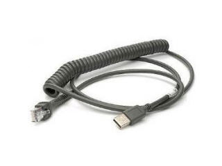 Zebra 2.74 m USB Data Transfer Cable for Scanner - First End: USB Type A - Shielding
