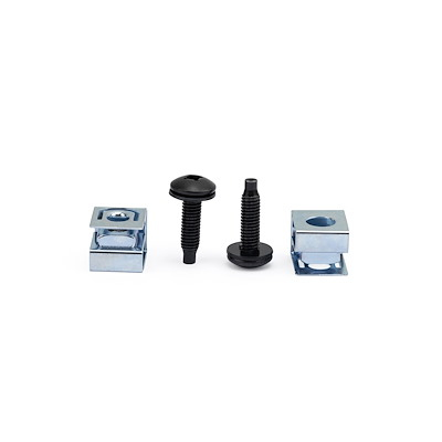 StarTech.com Server Rack Screws and Clip Nuts - 50 pack - 10-32 Screws - Rack Mount Screws - Network Rack Screws - Rack Mo
