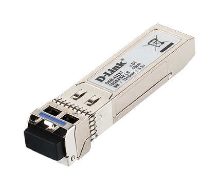 D-Link 10GBase-LR SFP+ Transceiver, 10km. SFP transceiver type: Fiber optic, Maximum data transfer rate: 10000 Mbit/s, Int