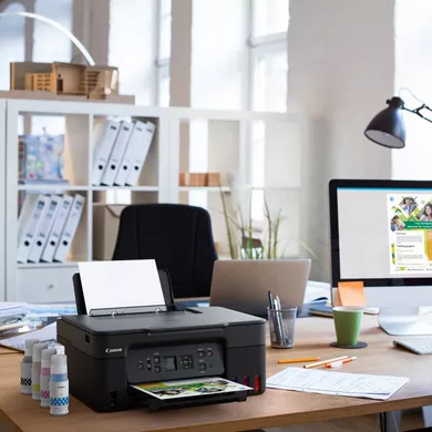 Canon PIXMA G3570. Print technology: Inkjet, Printing: Colour printing, Maximum resolution: 4800 x 1200 DPI. Copying: Colo