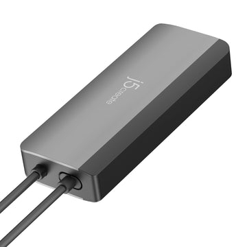 j5create JCD362 Flexible Ports USB-C® 4K144 HDMI™ Hub - Slim 8 in 1, Black/Grey. Host interface: USB Type-C. Maximum refre