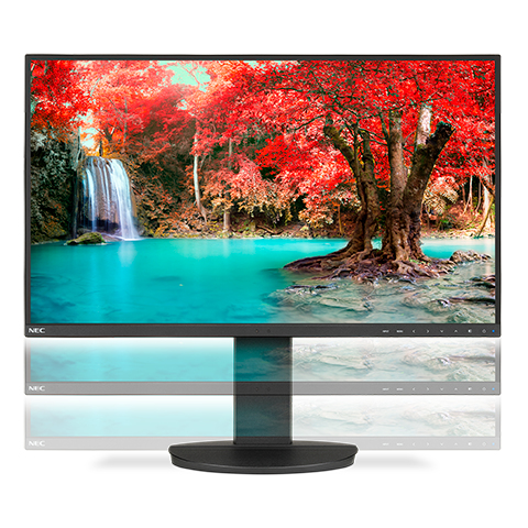 Monitor LCD NEC Display MultiSync EA271Q 685,8 mm (27") Class WQHD - 16:9 - Nero - 68,6 cm (27") Viewable - WLED Luce post