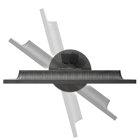 Monitor LCD NEC Display MultiSync EA271Q 685,8 mm (27") Class WQHD - 16:9 - Nero - 68,6 cm (27") Viewable - WLED Luce post