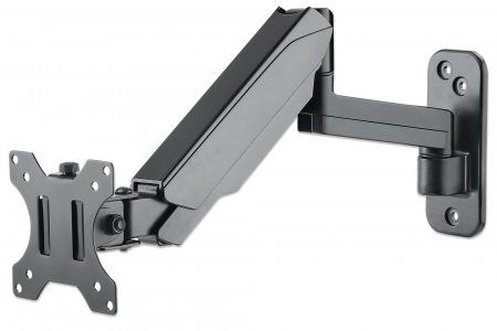 Manhattan Wall Mount for TV & Monitors (Spring Arm 3 pivots), For screens 17" to 32", VESA compatibility: 75x75mm and 100x