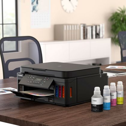 Canon PIXMA G6050 Sem fios Impressora multi-funcional de jato de tinta - Cor - Copiadora/Impressora/Scanner - 4800 x 1200 