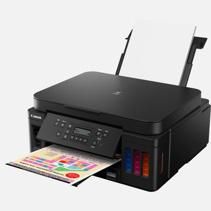 Canon PIXMA G6050 Sem fios Impressora multi-funcional de jato de tinta - Cor - Copiadora/Impressora/Scanner - 4800 x 1200 