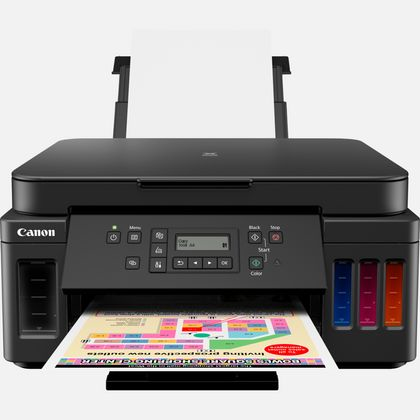 Canon PIXMA G6050 Sem fios Impressora multi-funcional de jato de tinta - Cor - Copiadora/Impressora/Scanner - 4800 x 1200 