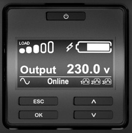 APC by Schneider Electric Smart-UPS UPS Online de Dupla Conversão - 1 kVA/1 kW - 2U Montável sobre rack - 3 Hora Recarrega