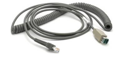 Zebra 4,57 m Powered USB Datenübertragungs-/Stromkabel - Cable for Barcode-Scanner - Abschirmung