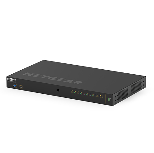 NETGEAR M4250-10G2XF-PoE++ (GSM4212UX) Switch Full Managed AV Line 8x1G Ultra90 PoE++ 802.3bt 720W 2x1G e 2xSFP+