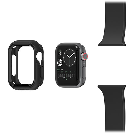 OtterBox EXO Edge Case for Apple Apple Watch - Pacific Gloom Gray - Smooth - Bump Resistant, Crack Resistant, Scrape Resis
