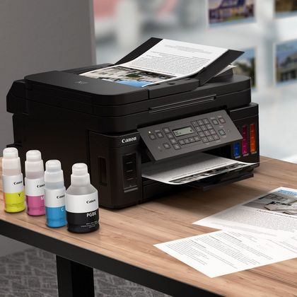 Canon PIXMA G7050 MegaTank. Tecnologia de impressão: Jato de tinta, Impressão: Impressão a cores, Resolução Máxima: 4800 x