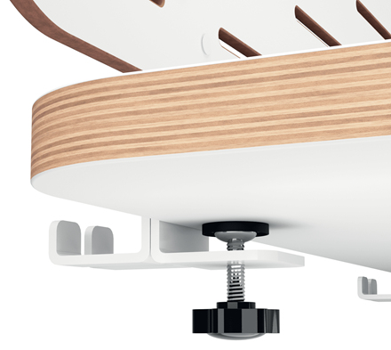 Leitz Ergo Pegboard Desk Organiser with laptop holder, 80x25 cm. Mobile device type: Headset, Laptop, Mobile phone/Smartph