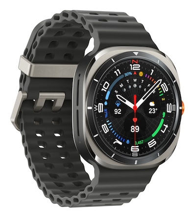 Samsung Galaxy Watch Ultra SM-L705F Smart Watch - 47.40 mm Case Height - 47.10 mm Case Width - Titanium Silver Body Color 