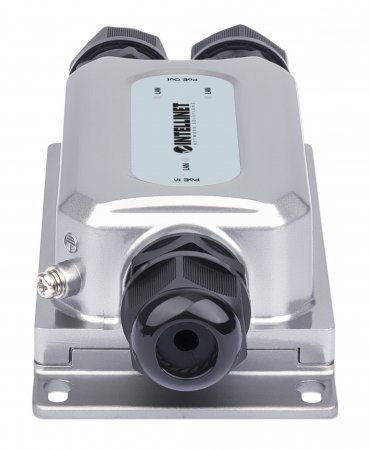 Intellinet 2-Port Outdoor Vandalproof Gigabit PoE++ Extender, Two 30 W Ports, Extends PoE up to 100 m (328 ft.), 60 W Powe
