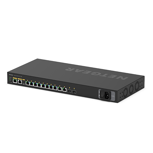 NETGEAR M4250-10G2XF-PoE+ (GSM4212PX) Switch Full Managed AV Line 8x1G PoE+ 240W 2x1G e 2xSFP+