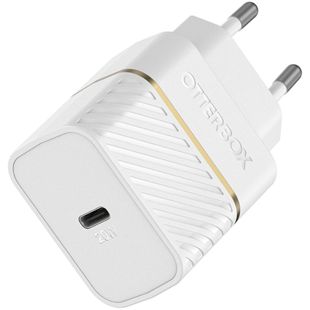 OtterBox 20 W AC Adapter - USB - White