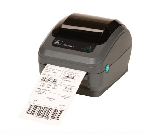 Zebra GK420d Desktop Direct Thermal Printer - Monochrome - Label Print - Fast Ethernet - USB - 103.89 mm (4.09") Print Wid