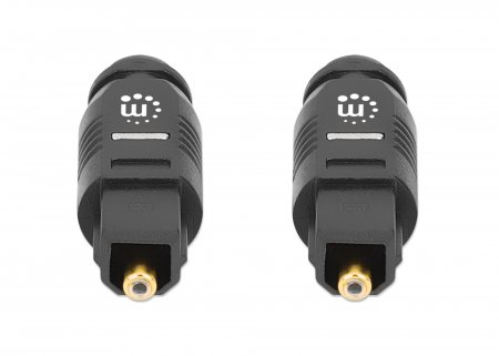 Manhattan Toslink Digital Optical AudioCable, 2m, Male/Male, Toslink S/PDIF, Gold plated contacts, Lifetime Warranty. Cabl