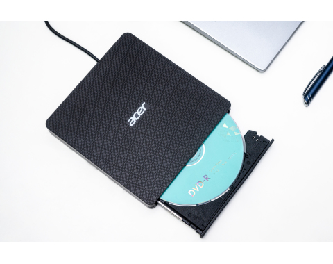 Acer ODD030 DVD-BrennerSchwarz - DVD-RAM/±R/±RW Unterstützung - 24x CD Schreiben/16x CD Wiederbeschreiben/24x CD Lesen - 8