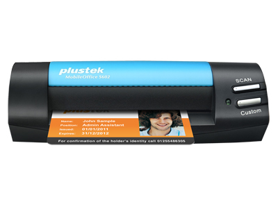 Plustek MobileOffice S602 Card Scanner - 1200 dpi Optical - 48-bit Color - 16-bit Grayscale - USB