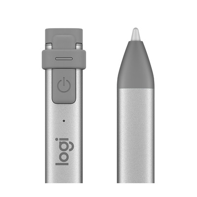 Logitech Crayon Stylus - Active - Replaceable Stylus Tip - Aluminium, Polycarbonate/Acrylonitrile Butadiene Styrene (PC/AB