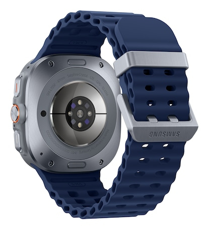 Samsung Galaxy Watch Ultra SM-L705F Smart Watch - 47.40 mm Case Height - 47.10 mm Case Width - Titanium, Blue Body Color -