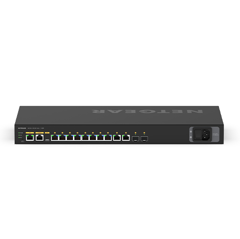 NETGEAR M4250-10G2XF-PoE+ (GSM4212PX) Switch Full Managed AV Line 8x1G PoE+ 240W 2x1G e 2xSFP+