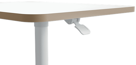 Leitz Ergo Small Sit Standing Desk. Product colour: White, Maximum weight capacity: 20 kg, Height adjustment range: 75 - 1
