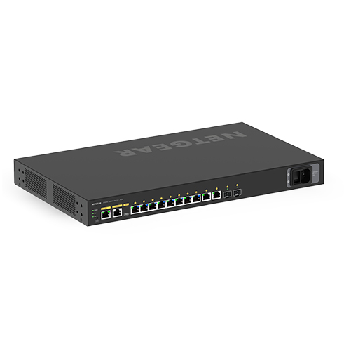 NETGEAR M4250-10G2XF-PoE++ (GSM4212UX) Switch Full Managed AV Line 8x1G Ultra90 PoE++ 802.3bt 720W 2x1G e 2xSFP+