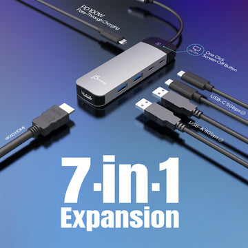j5create JCD3002. Interface do host: USB 3.2 Gen 1 (3.1 Gen 1) Type-C. Cor do produto: Cinzento, Material do corpo do prod