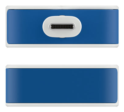 Hyper HyperDrive Flex HD5201BUGL USB-Hub - USB-Typ C - 640 MB/s - Notebook - Desktop - Blau, Weiß - 4 Total USB Port(s) - 
