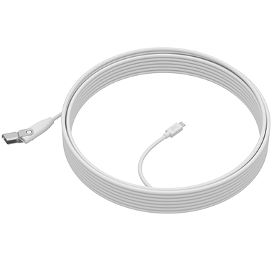 Logitech 10 m Audiokabel - Cable for Mikrofon, Videokonferenzsystem, Audiogerät - Erster Anschluss: 1 x Mikrofon - Stecker