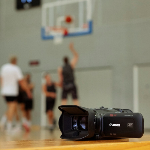 Canon LEGRIA HF G70 Digital Camcorder - 8.9 cm (3.5") LCD Touchscreen - 1/2.3" CMOS - 4K - 21.1 Megapixel Video - MP4 - 20