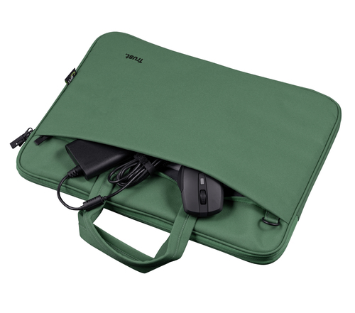 Trust Bologna Tasche für 40,6 cm (16 Zoll) Notebook, Smartphone, Tablet - Grün - Polyester, Polyethylenterephthalat (PET) 