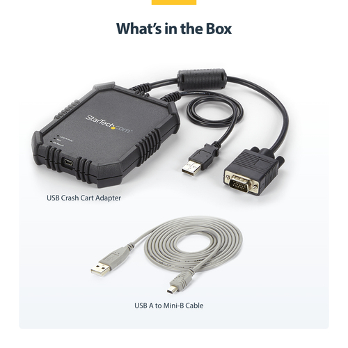 StarTech.com KVM Console - Wired - TAA Compliant - 1 Local User(s) - WUXGA - 1920 x 1200 Maximum Video Resolution - 1 x US