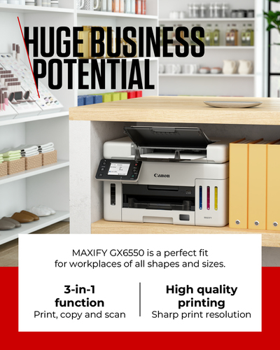 Canon MAXIFY GX6550 A4 Wireless Refillable Inkjet MFP | Ingram Micro