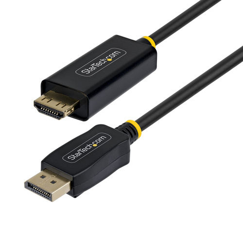 StarTech.com 2 m DisplayPort/HDMI A/V Cable - 1 - Cable for Audio/Video Device, Monitor, Security System, Switch - First E