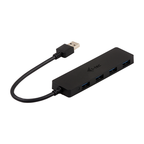 I-TEC SLIM PASSIVE HUB 4P BLACK USB 3.0 NO PS WIN AND MAC OS
