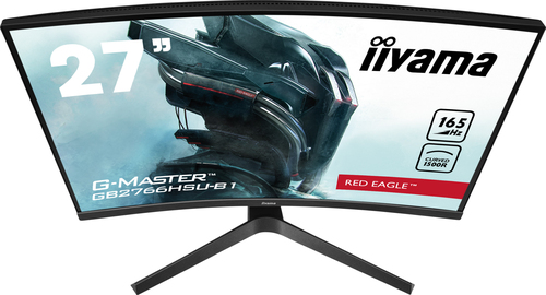 iiyama G-MASTER Red Eagle GB2766HSU-B1 27"" Class Full HD Curved Screen Gaming LCD Monitor - 16:9 - Matte Black - 68.6 cm 