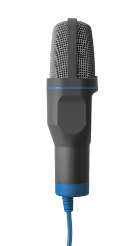 Trust Mico Wired Condenser Microphone - 1.80 m - 50 Hz to 16 MHz -45 dB - Omni-directional - Handheld, Desktop - Mini-phon