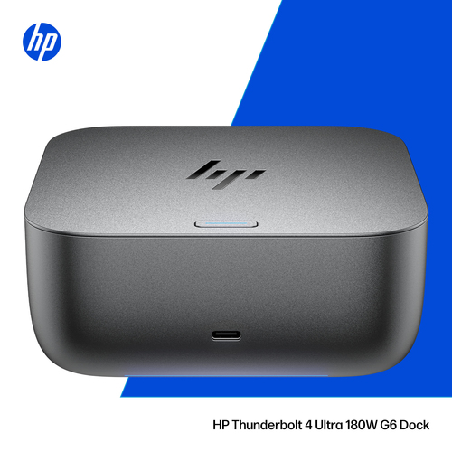 HP Thunderbolt 4 Ultra 180 W G6 Dockingstation. Konnektivitätstechnologie: Kabelgebunden, Hostschnittstelle: Thunderbolt 4