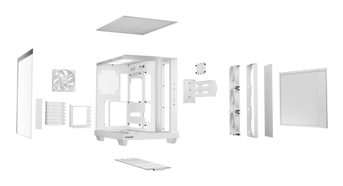 be quiet! Light Base 500 LX Light Base 500 LX White Gaming-Computergehäuse - ATX, Micro ATX, Mini ITX Motherboard Supporte