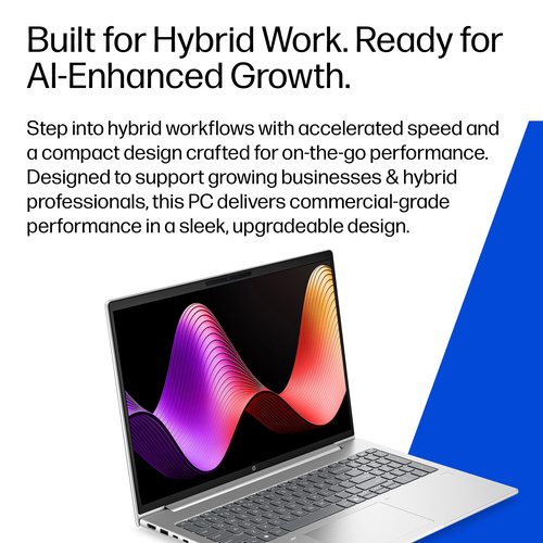HP ProBook 4 G2i 40.6 cm (16") Copilot+ PC Notebook - WUXGA - Intel Core Ultra 5 Series 3 322 - 16 GB - 512 GB SSD - Pike 