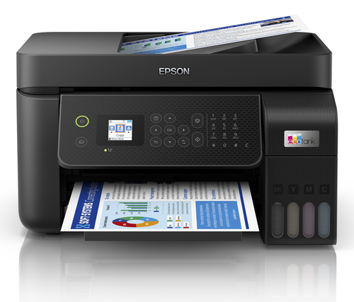 Stampante multifunzione a getto di inchiostro Epson ET-4800 Wireless EcoTank - Colore - Fotocopiatrice/Fax/Stampante/Scann