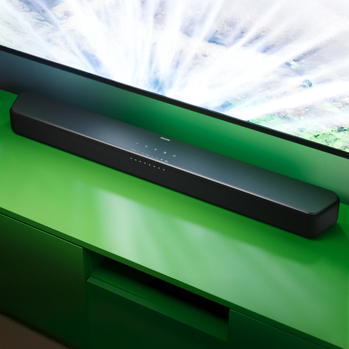 Sound Bar Speaker Philips TAB5309 2.1 Bluetooth - 120 W RMS - Grigio scuro - Parato montabile - 150 Hz a 20 kHz - Dolby Di
