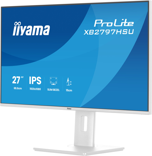 27IN WHITE IPS-PANEL 4-SIDE SLIM BEZEL1920X1080 120HZ EYECOM